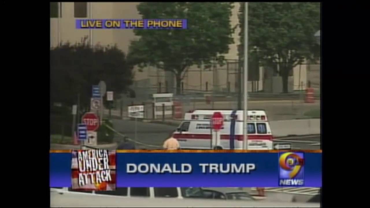Donald Trump Calls Into WWOR/UPN 9 News on 9/11