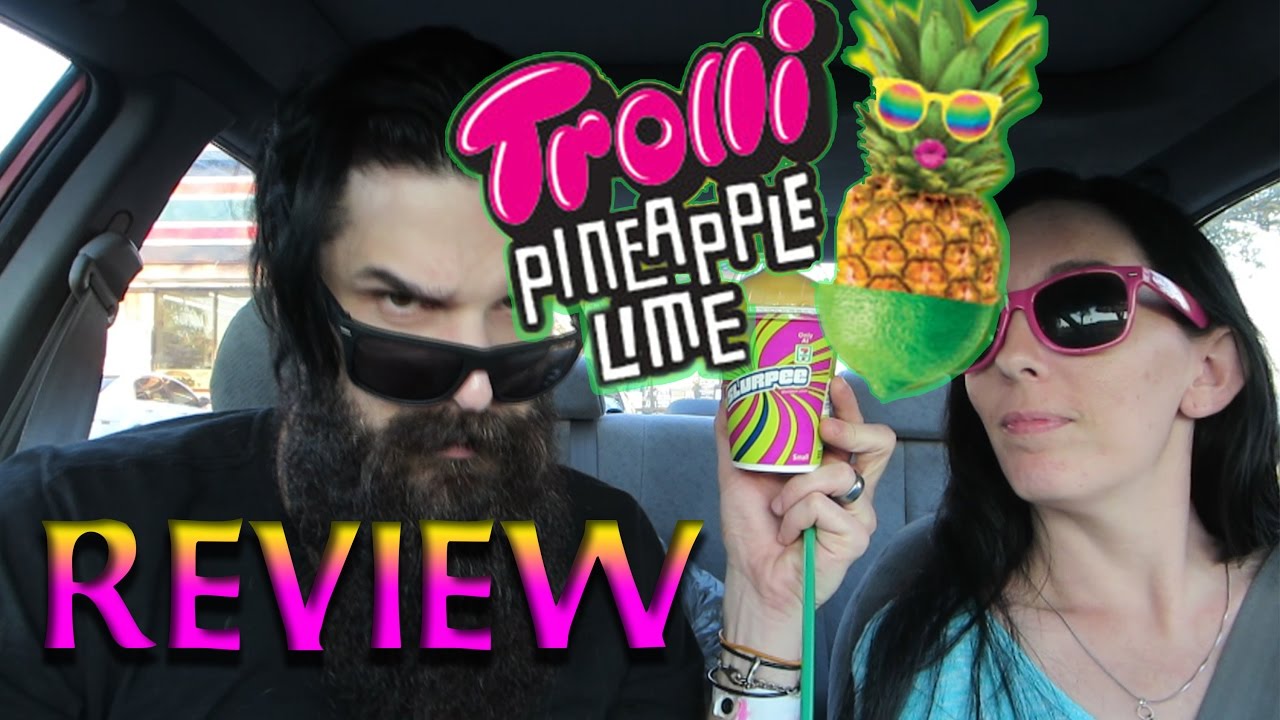 7-Eleven - Trolli Pineapple Lime SLURPEE Review