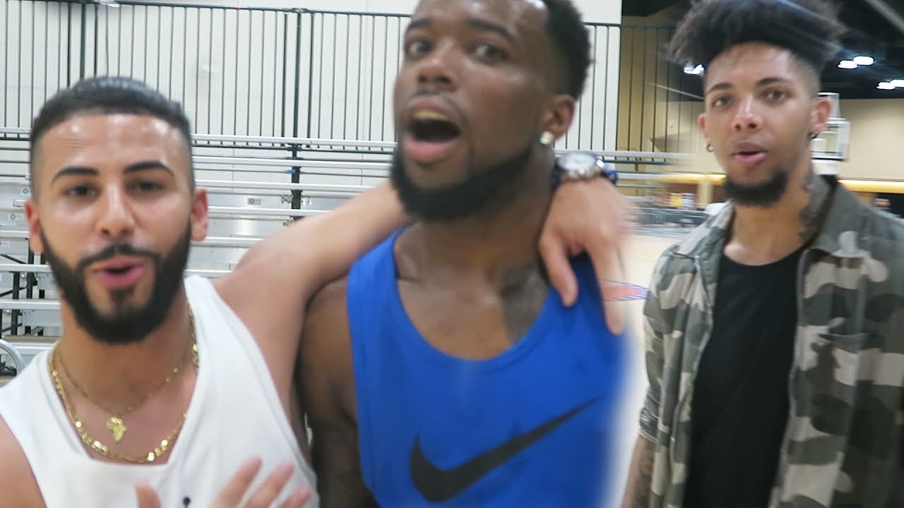 BEATING YOUR FAVORITE YOUTUBERS IN BASKETBALL!(EASIEST) Feat. Adam Saleh KickGenius Black Charcoal
