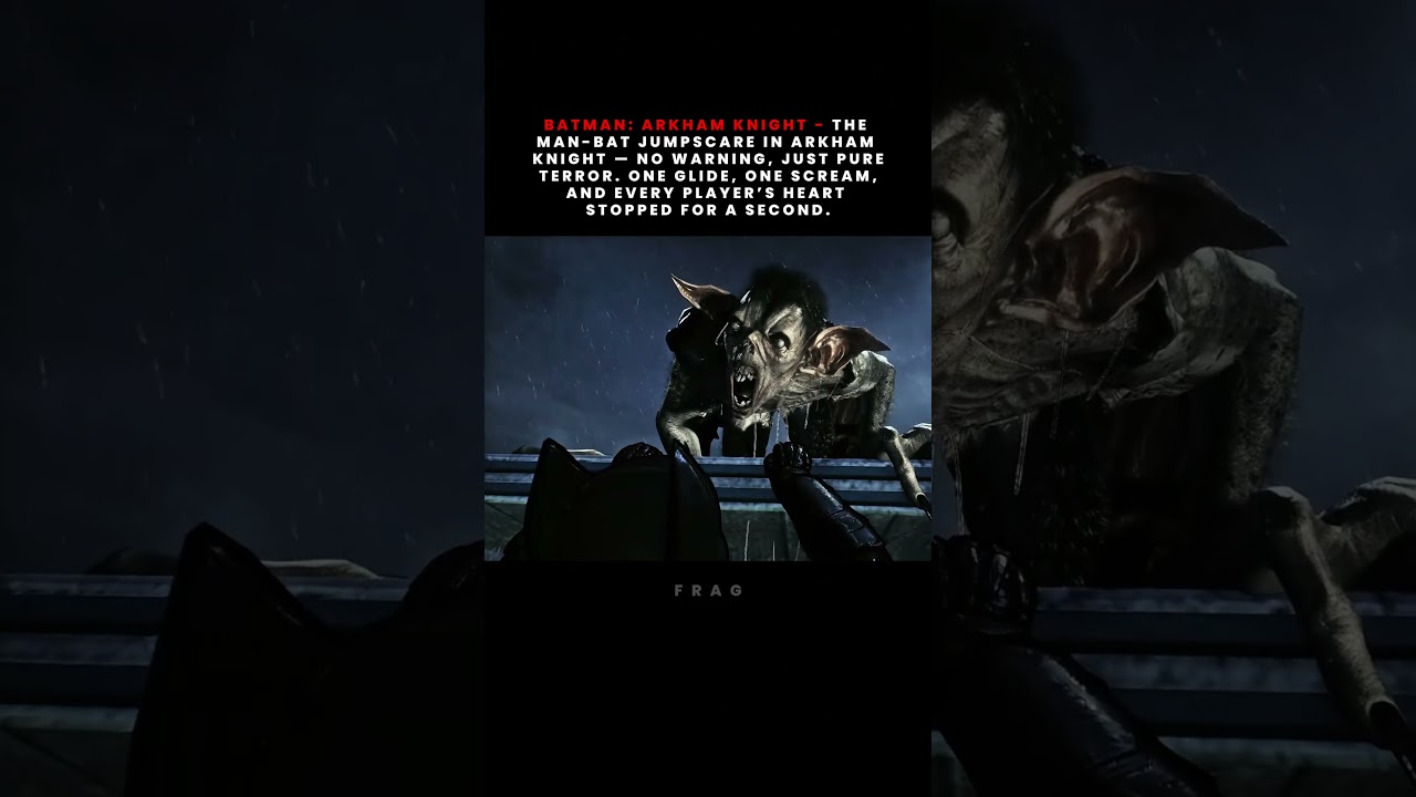 Скример &laquo;Человек-летучая мышь&raquo;, который напугал каждого игрока Arkham Knight 😱🦇