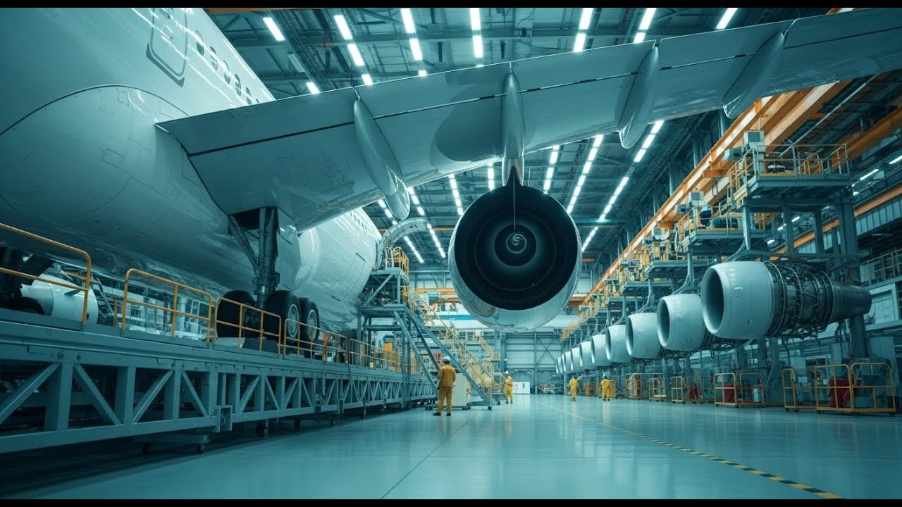 Inside an Airplane Factory – (Full Process) How Modern Jets Are Made