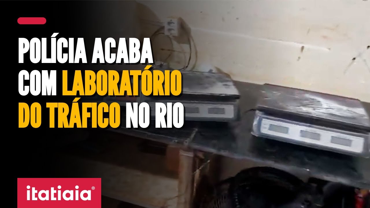 OPERAÇÃO POLICIAL EM FAVELAS DESMANTELA LABORATÓRIO DE REFINO DE DROGAS NO RIO