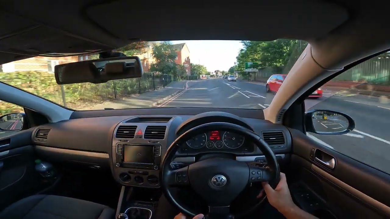 2008 Volkswagen Golf 1.6 Match FSI 4K POV - City Drive