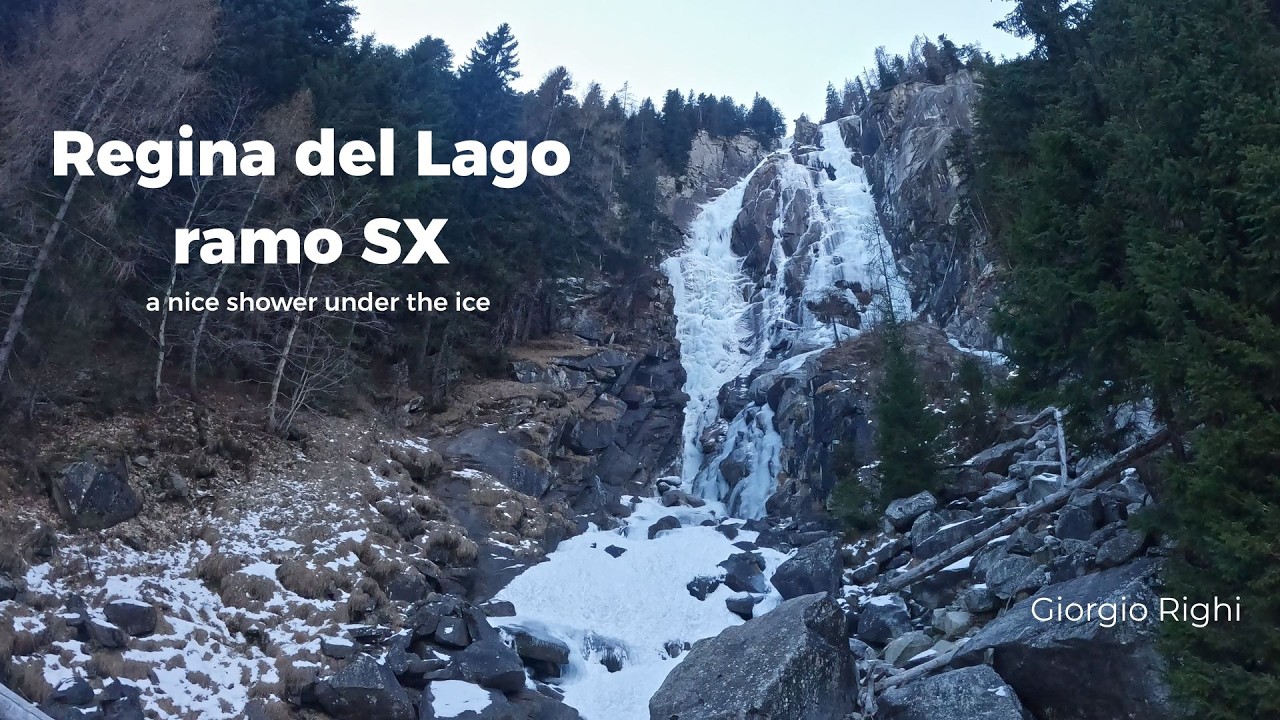 Ramo Sinistro | Regina del Lago | val Daone Ice Climbing