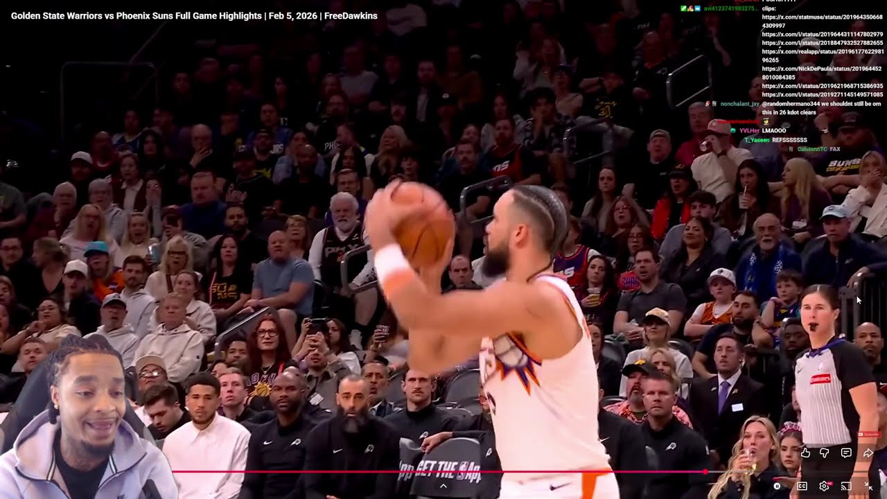 FlightReacts To WARRIORS at SUNS | FULL GAME HIGHLIGHTS | February 5, 2026!