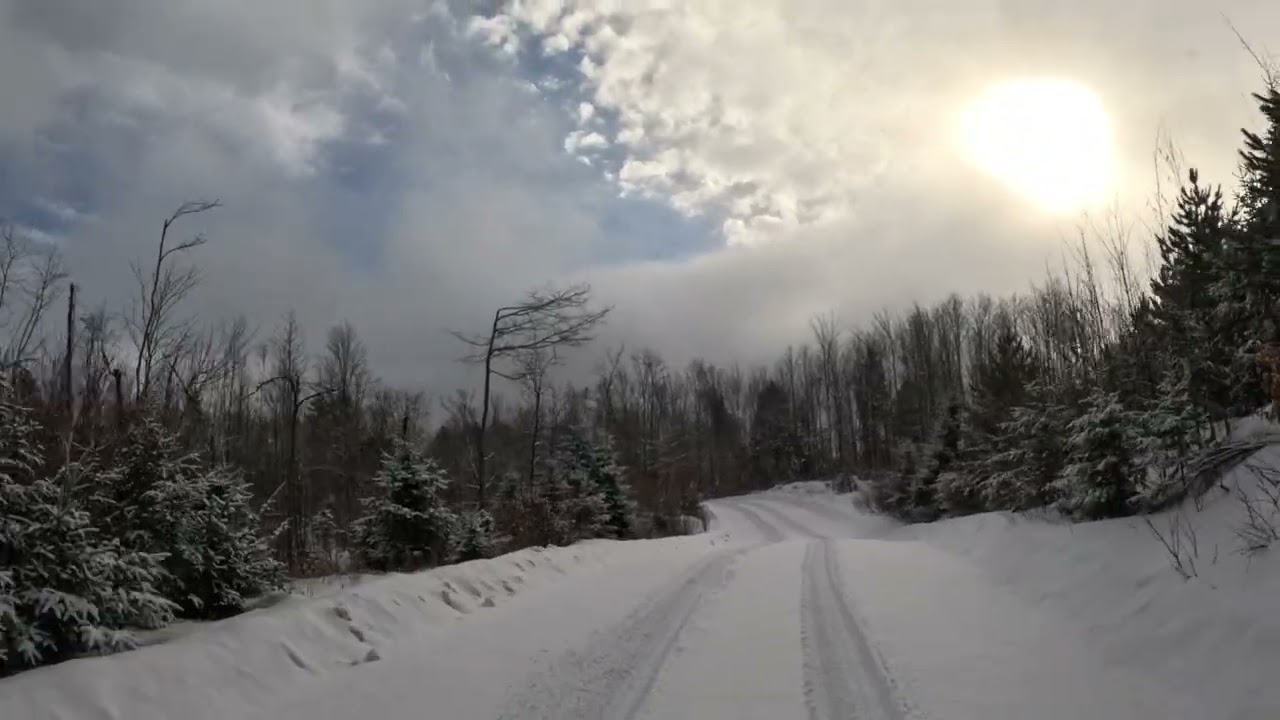 Maine roads less traveled.