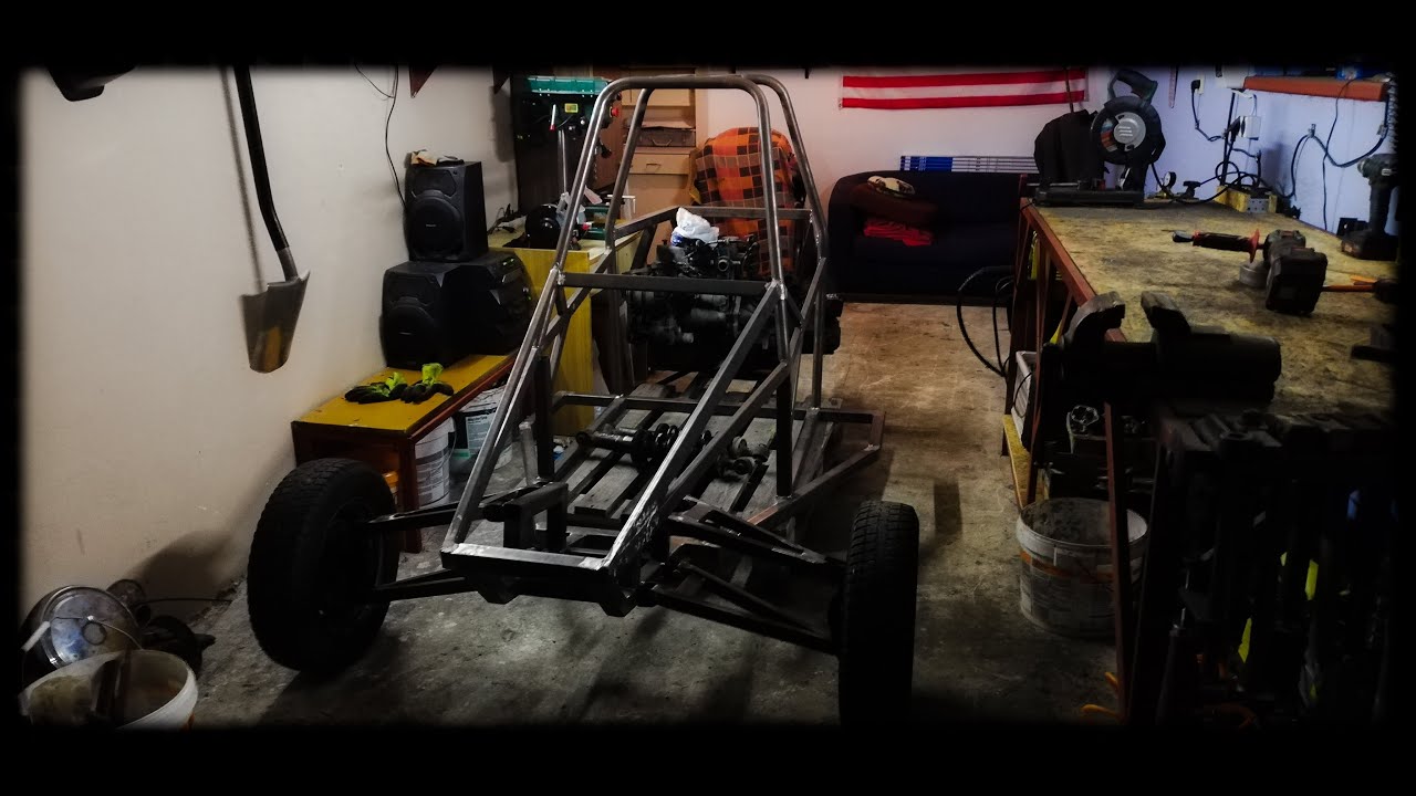 Budowa Buggy - zawieszenie już prawie gotowe, buggy już skręca:)