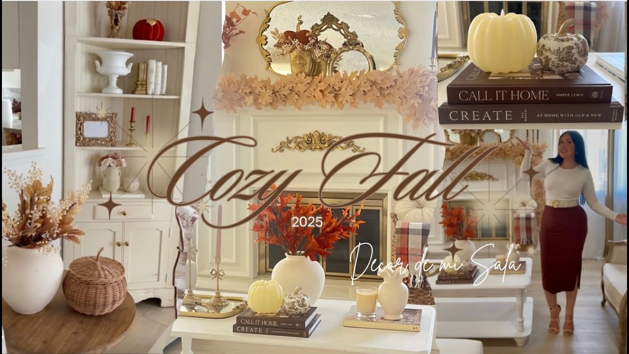 Decoración de Otoño para mi Sala | Ideas Acogedoras y Fáciles 🍂✨ | Living Room Fall Decor  2025