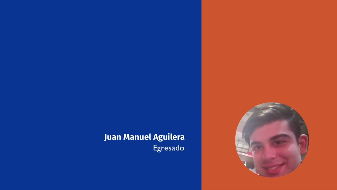 Juan Manuel Aguilera - Egresado: ¡Conocé su experiencia de estudiar en el Mariano Moreno!