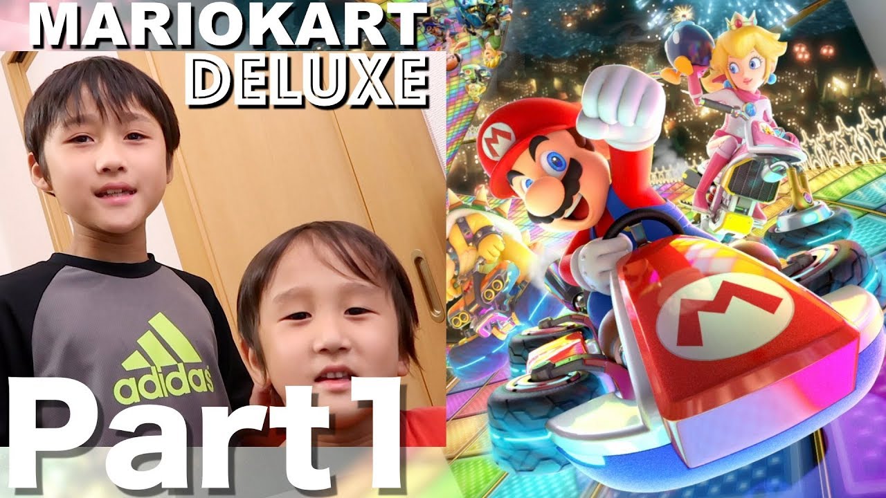 マリオカート８デラックス #01 やってみました!! キノコカップに挑戦【かとちゃんゲームズ】