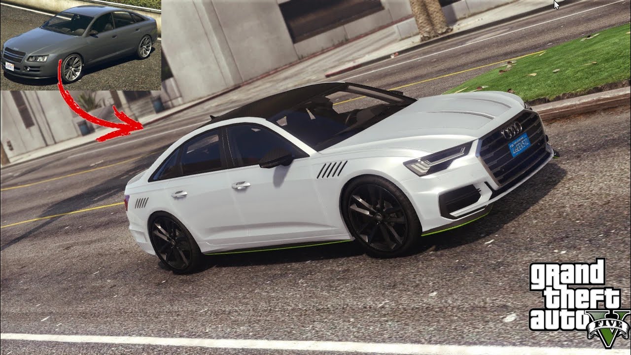 GTA 5 - Replace Michael's Car permanently with AUDI A6 2021 | Replace Method |