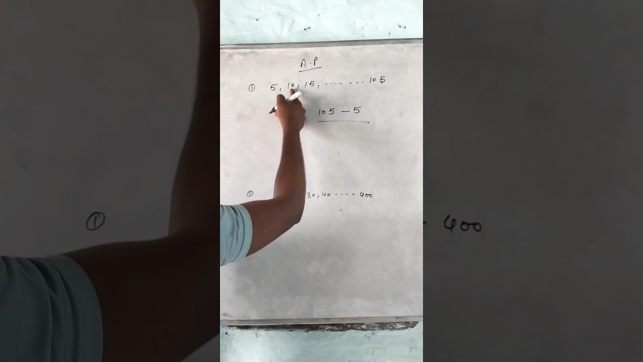 Sum of AP Questions 