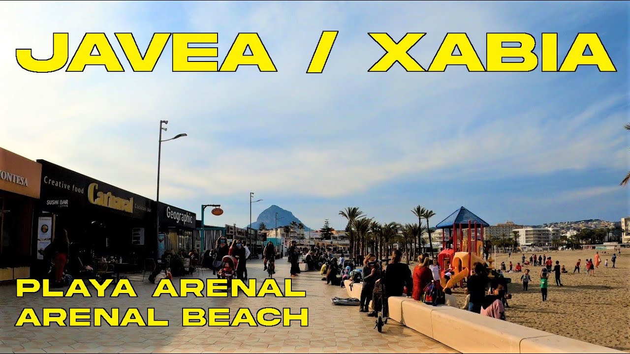 Caminando por Javea / Xabia - Playa Arenal (Alicante, Valencia, España)