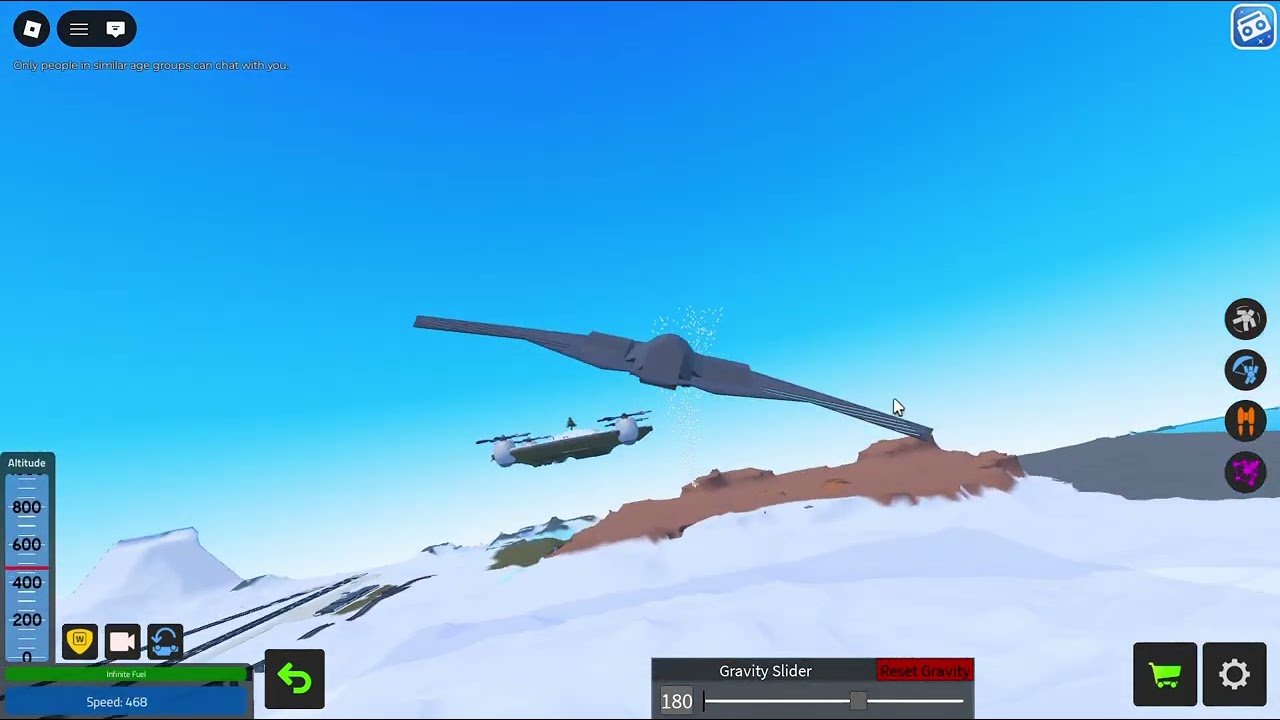 B-2 bomber showcase [plane crazy