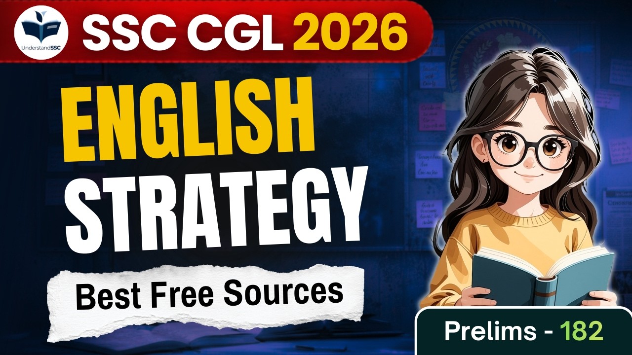 SSC CGL 2026 English Strategy 🔥 Best Free Sources + How I Scored 182 in Prelims