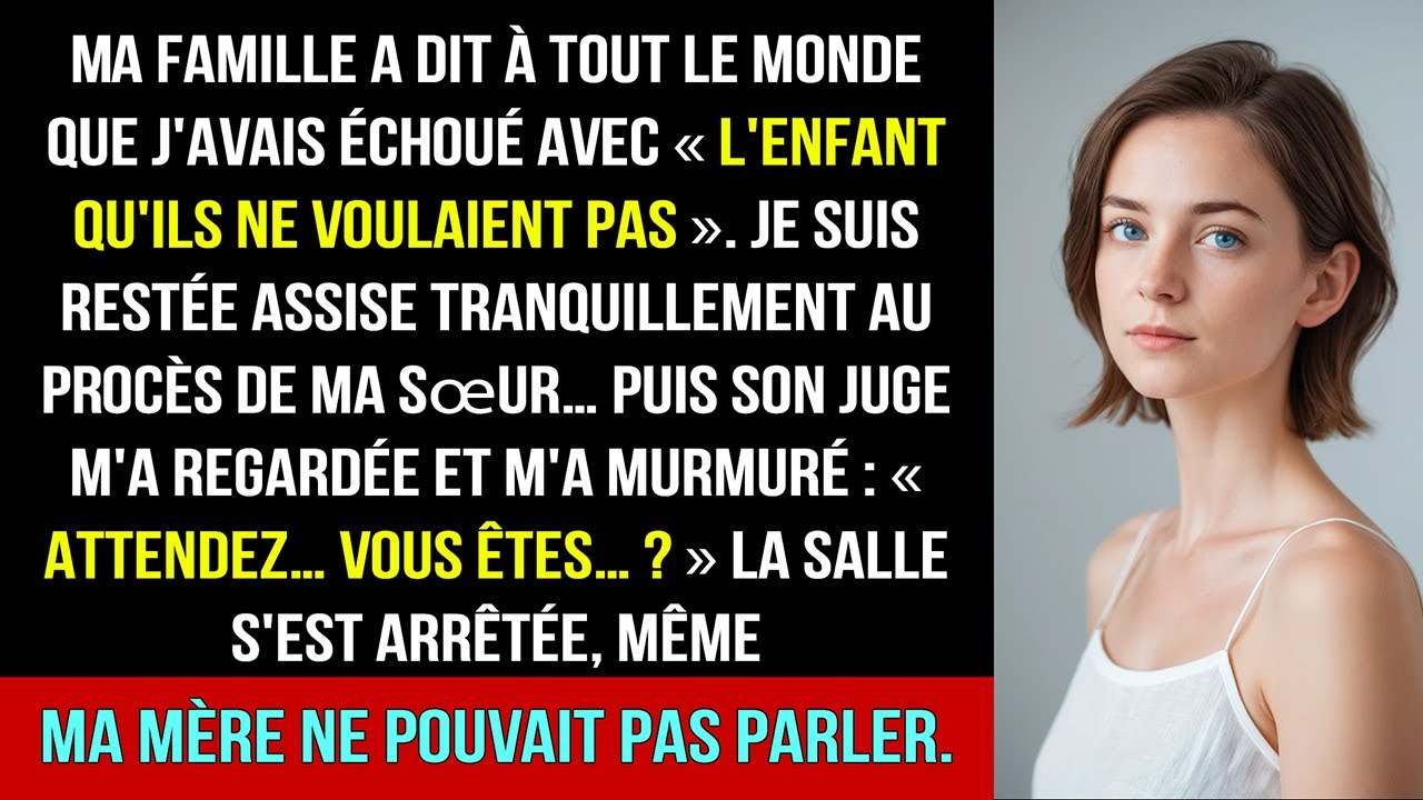 Ils m'ont traitée d'échec… jusqu'à ce que je sois la plus puissante du tribunal