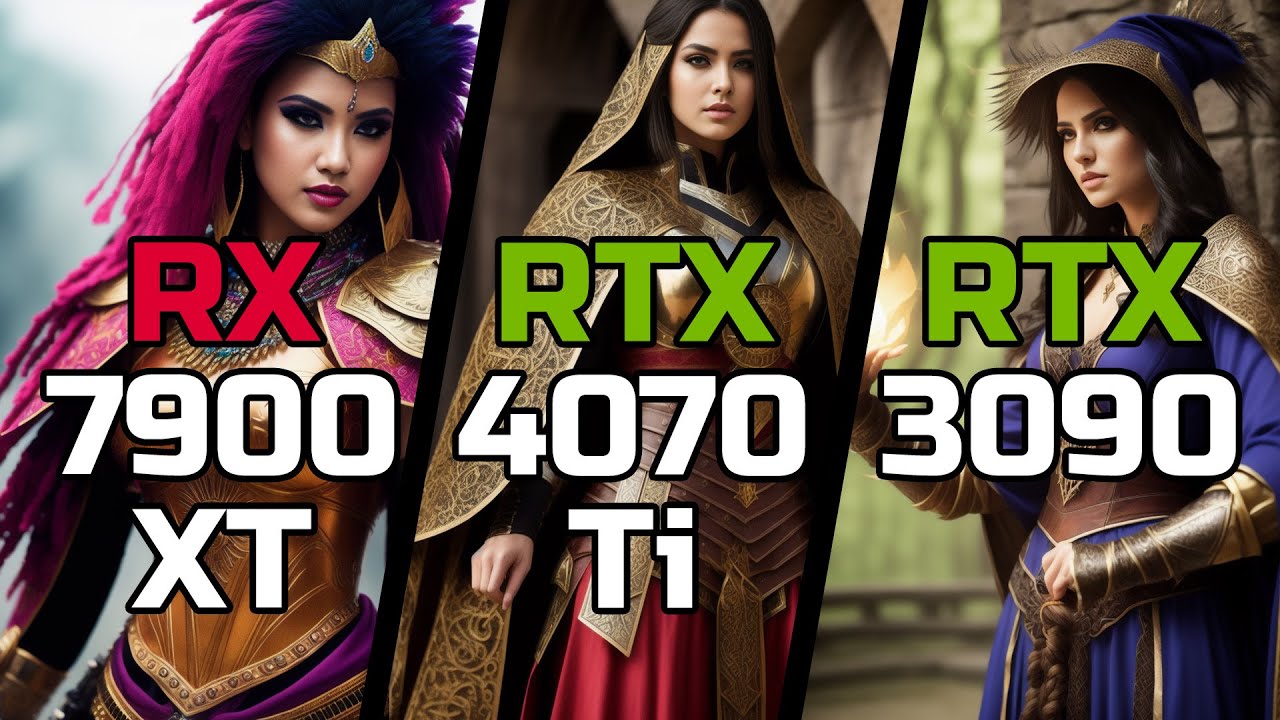 RX 7900 XT vs RTX 4070 Ti vs RTX 3090 - Test in 9 Games