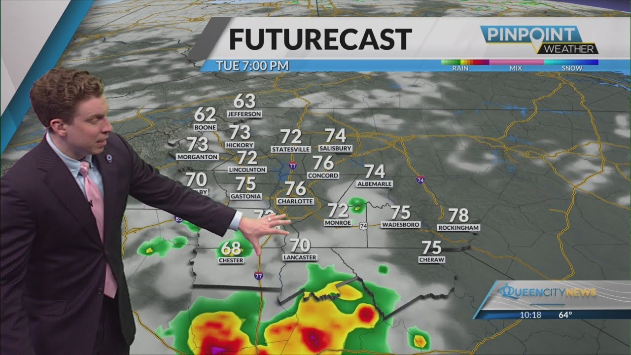 Monday Forecast: More warm weather on the way for the Carolinas