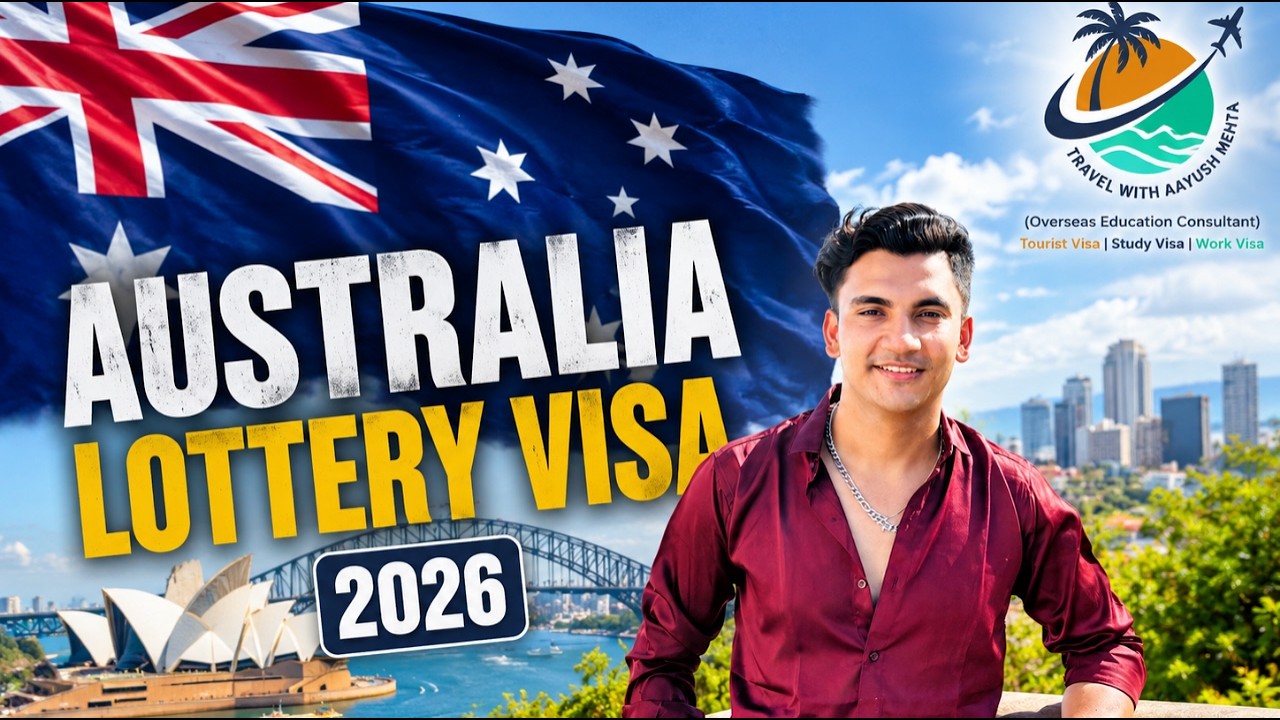 Australia 🇦🇺 Lottery Visa 2026 | Jobs in Australia | Australia Free Work Visa | Work in Australia 🇦🇺