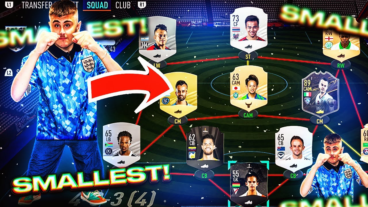 The SMALLEST Team but I can only score headers