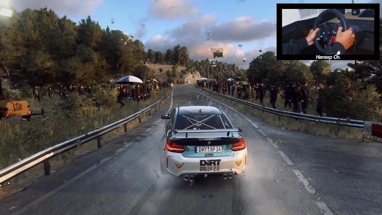BMW M2 Competition - Spain Wet Stage | DiRT Rally 2.0 - Logitech G29 Steering Wheel