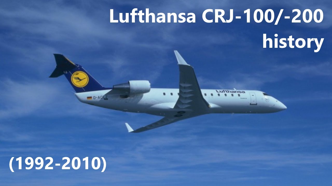 Lufthansa CityLine Bombardier CRJ-100/-200 history (1992-2010)