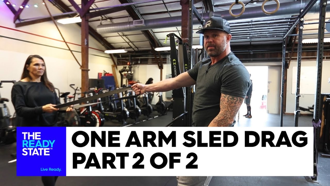 One Arm Sled Drag (2 of 2)