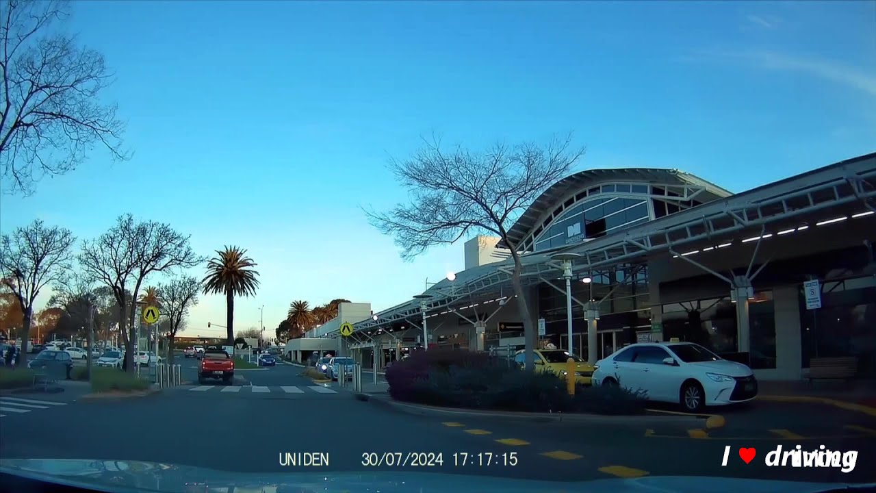 4K DASH CAM AUSTRALIA, VICTORIA, MELBOURNE. Driving through DANDENONG