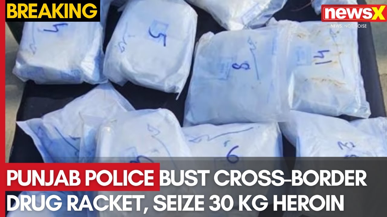 Punjab Police Busts Cross-Border Drug Racket, Seizes 30 Kg Heroin | NewsX