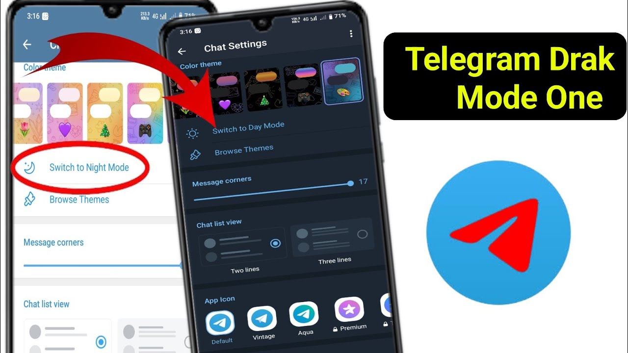 How to Enable Dark Mode on Telegram and android (2025)