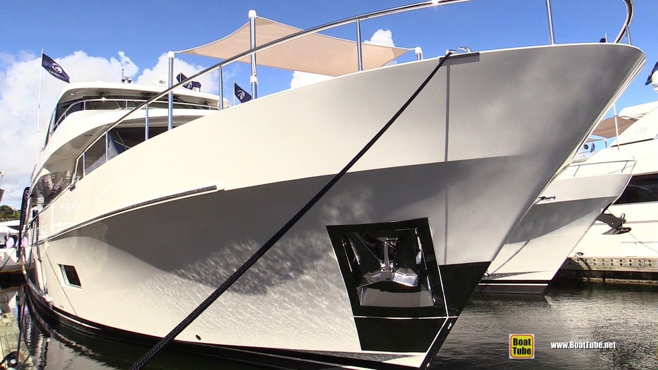 2019 Ocean Alexander 100 Luxury Yacht - Deck and Interior Walkaround - 2018 FLIBS