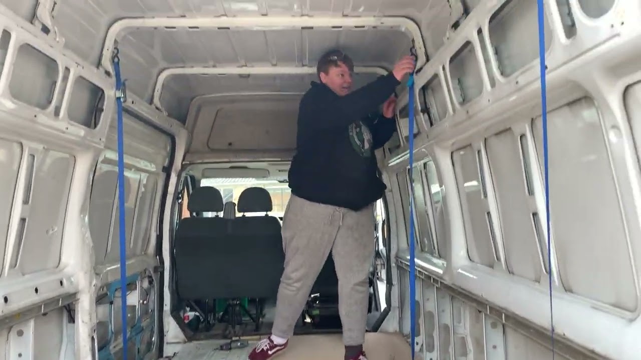 Van build easy and cheap bed lift prototype