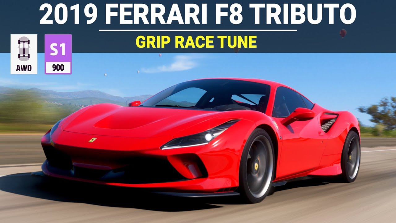 Forza Horizon 5 Tuning - 2019 Ferrari F8 Tributo - FH5 Grip Race Build, Tune & Gameplay