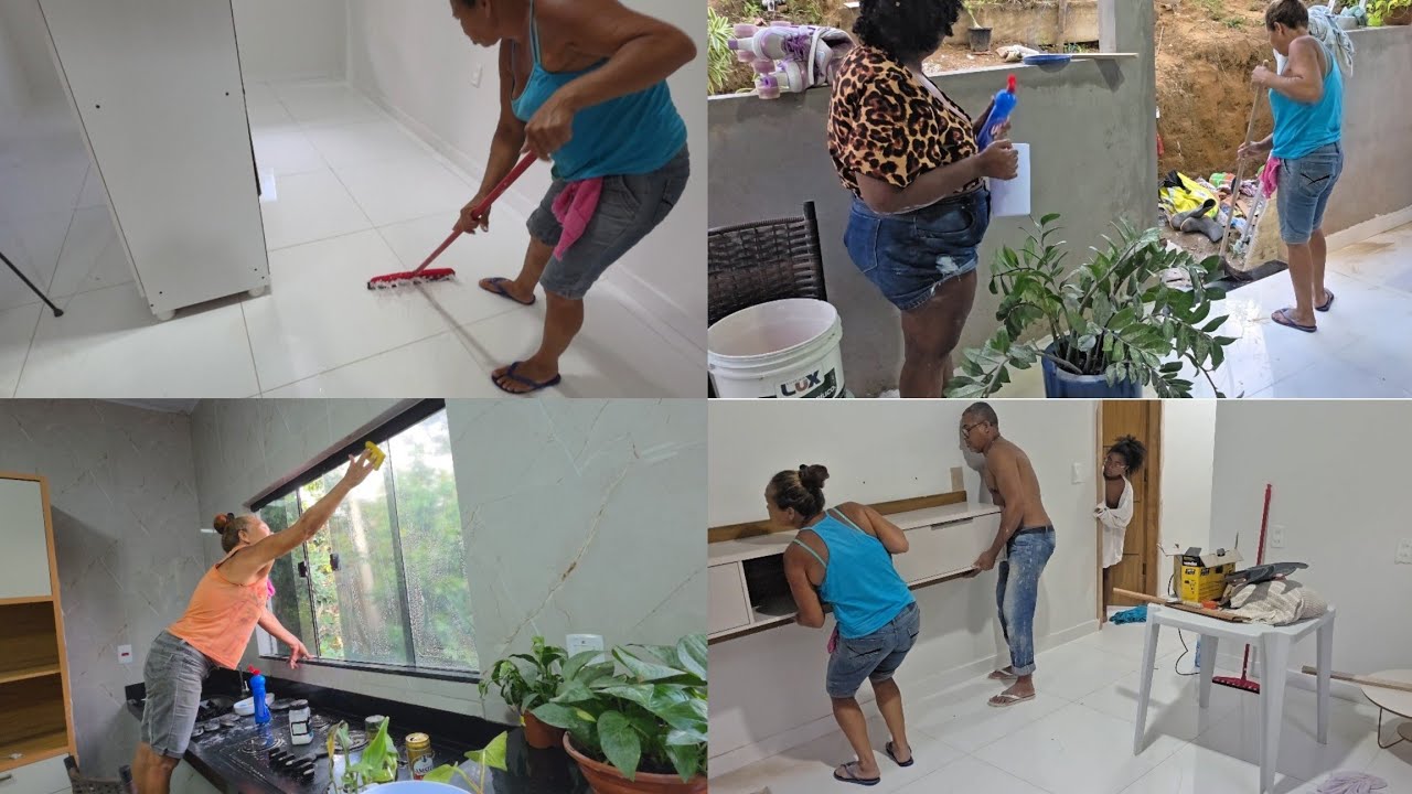CANSEI!! 3 SEMANAS SEM LIMPAR  A CASA| OLHA O ESTADO QUE TAVA🤮🤮 FAXINA COMPELATA E PESADA🙌🙏