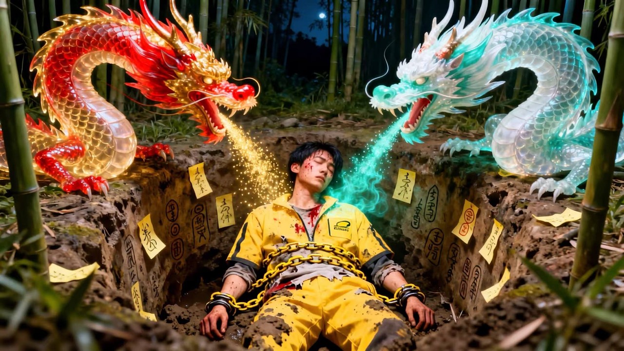 Repartidor es enterrado vivo;dragones lo despiertan y le dan poder.Venganza:sangre por sangre#drama