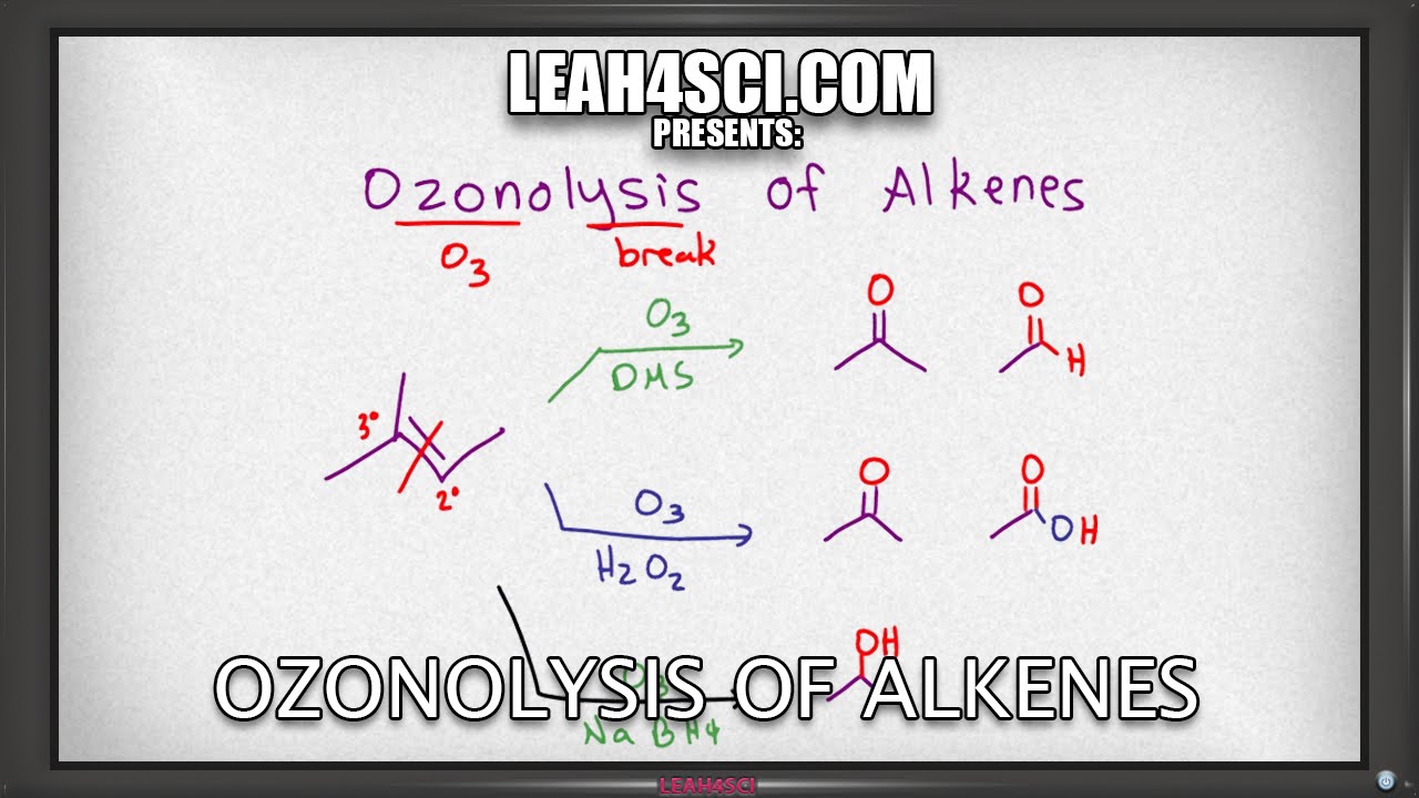 Ozonolysis of Alkenes Reaction, Product Trick, and Mechanism: Alkene Reactions 12