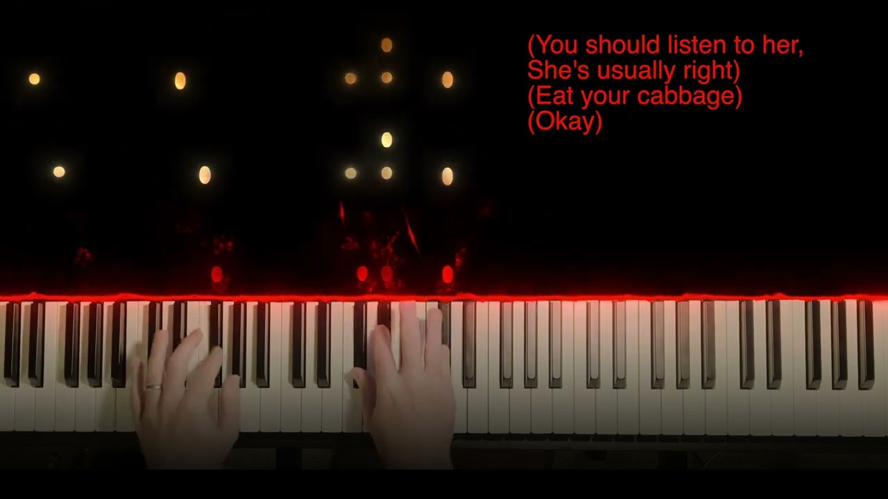Right Hand Man - Something Rotten - piano accompaniment with lyrics