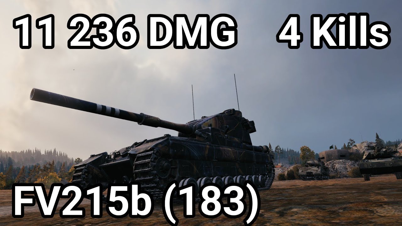 FV215b (183): 11.2K DAMAGE - THE 183mm ONE-SHOT LEGEND | WoT