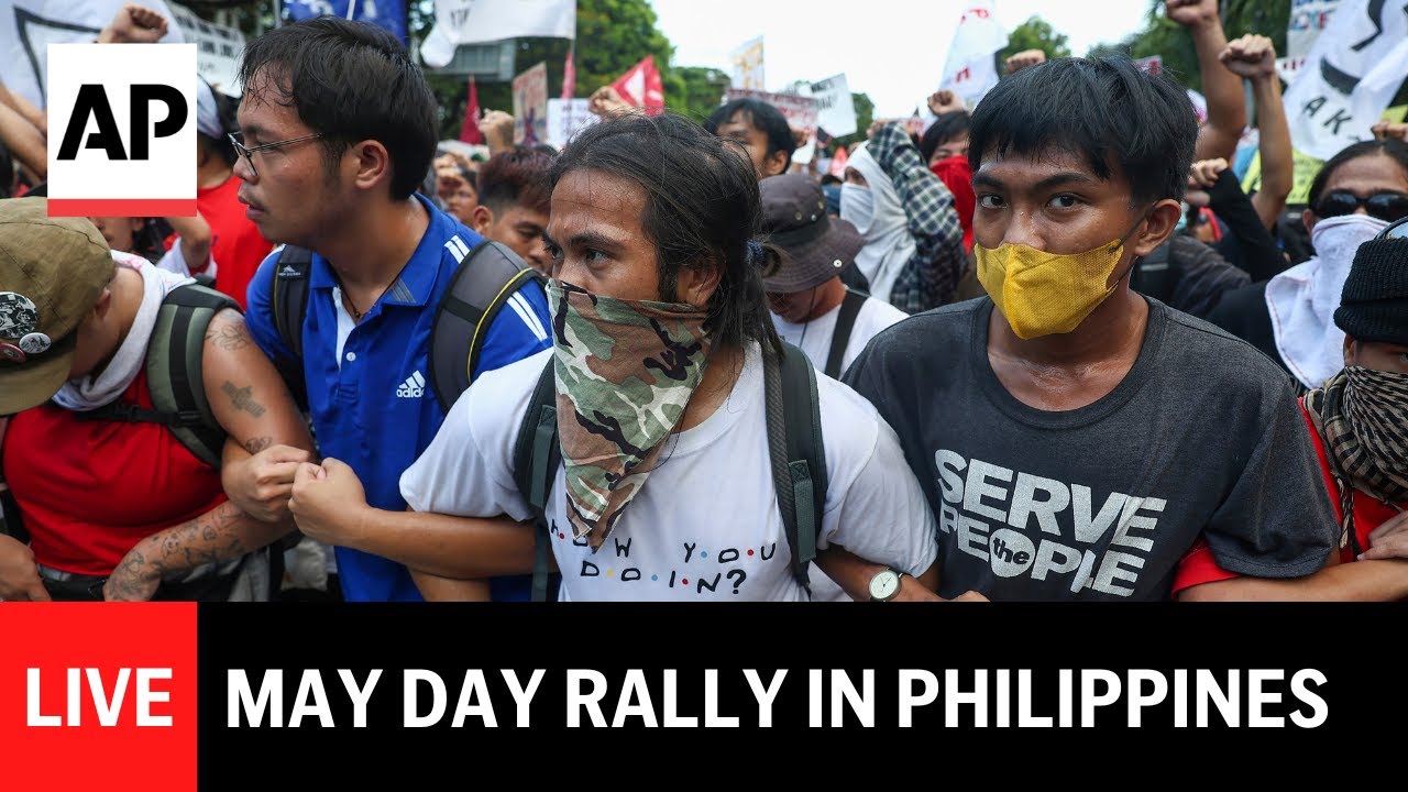 LIVE: May Day rally in Manila, Philippines