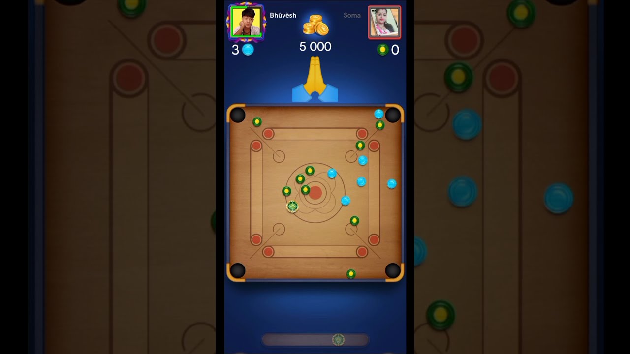 Dangerous finish 🔥 super brush shot // Carrom winner boy c.w //