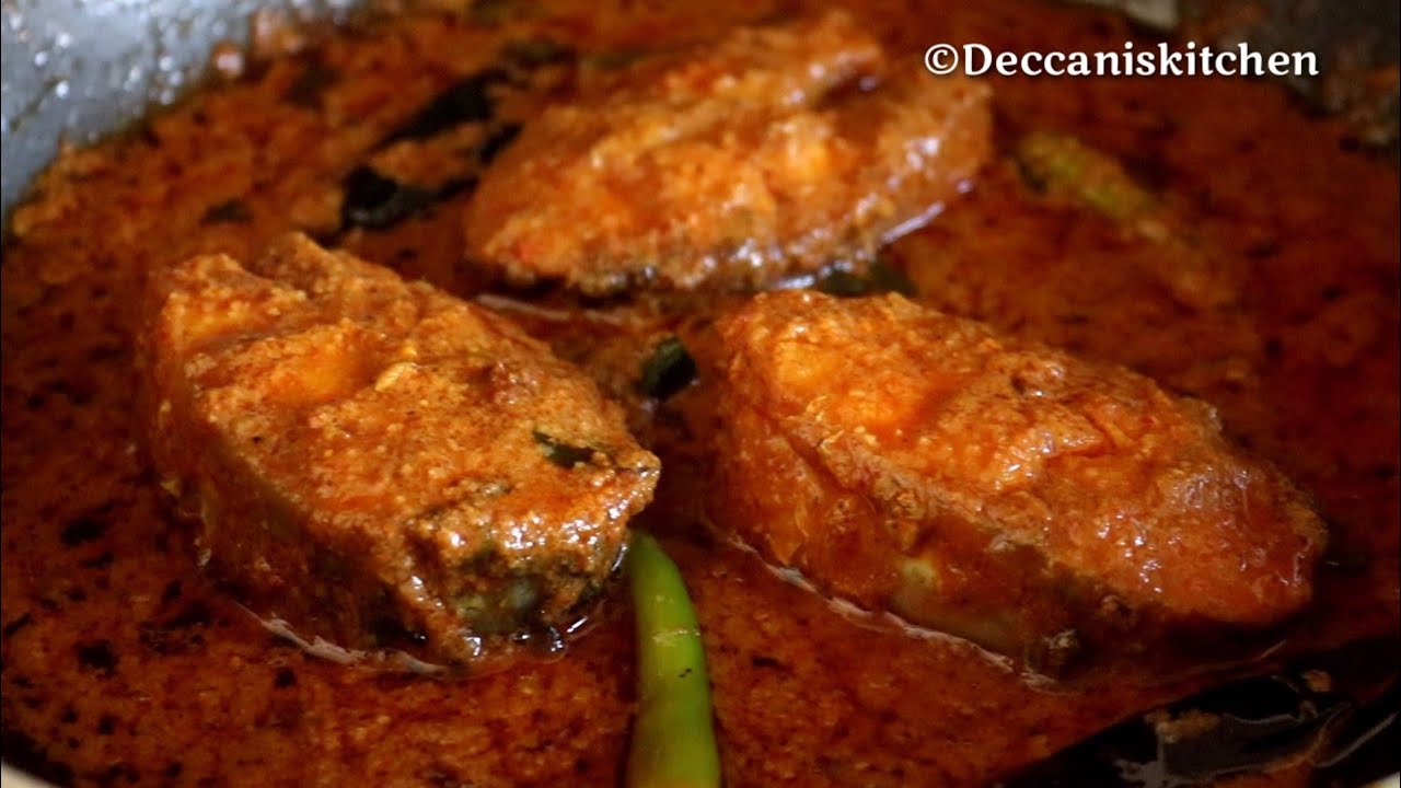Masala Fish Curry Recipe By Deccanis Kitchen |  Easy Fish Curry Recipe