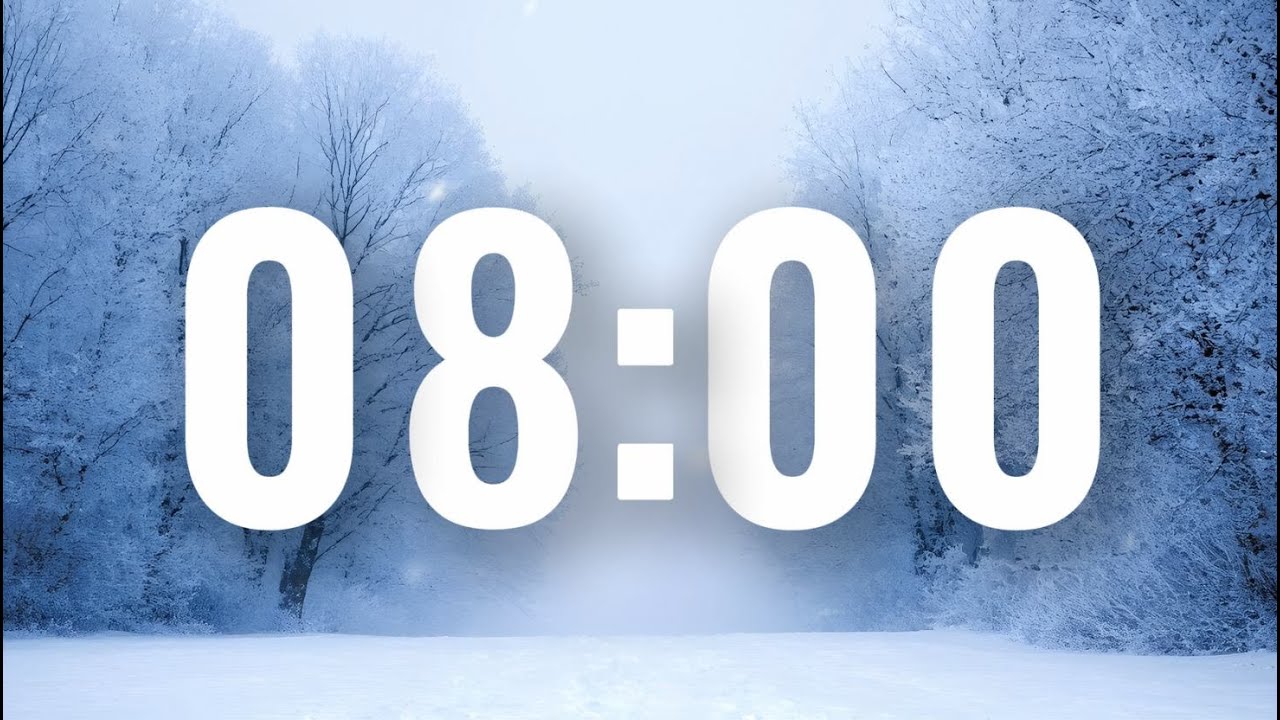 8 Minute Winter Timer with Music
