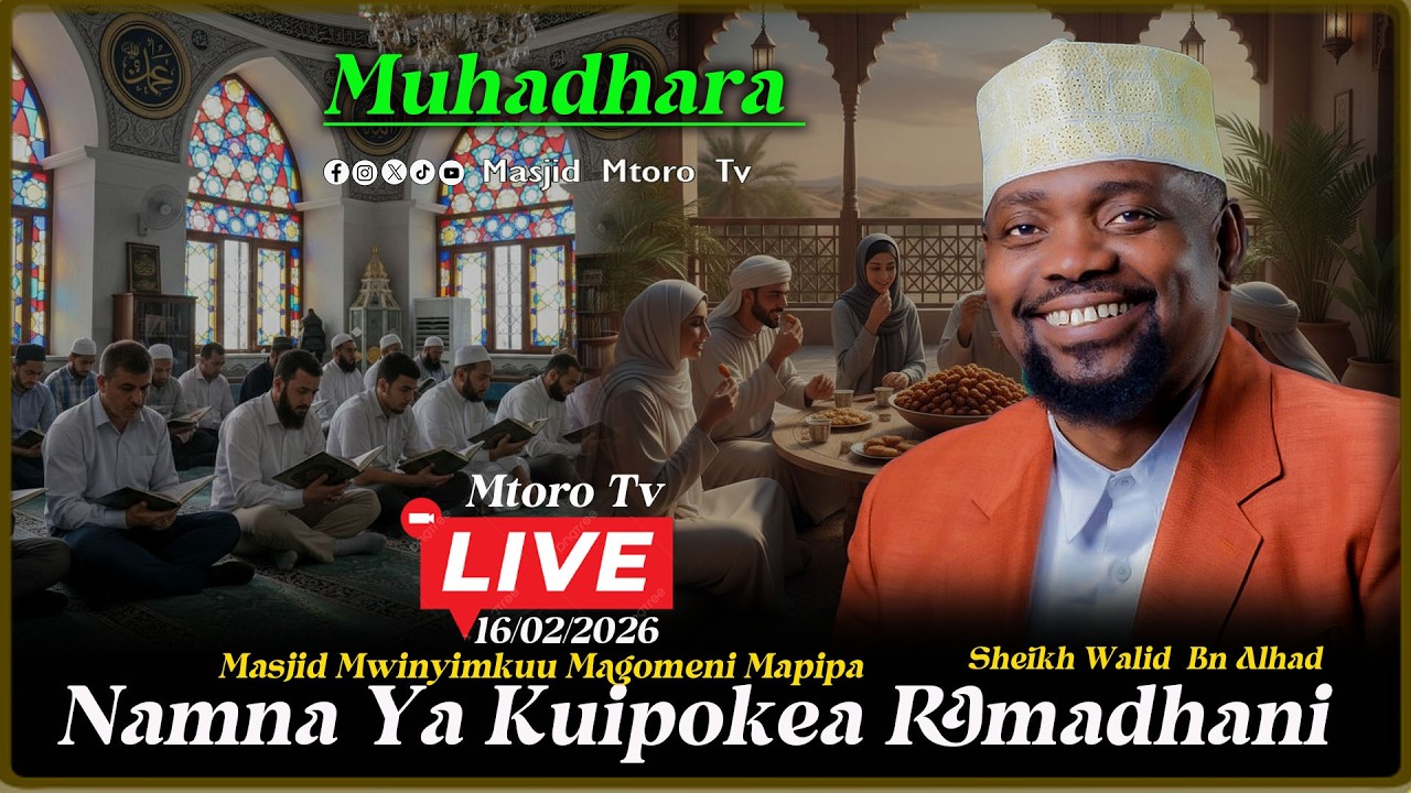 #🔴LIVE: MUHADHARA:  MASJID MWINYI MKUU | NAMNA YA KUIINGIA KTK RAMADHANI | SHEIKH  OTHMAN SINGA 2026