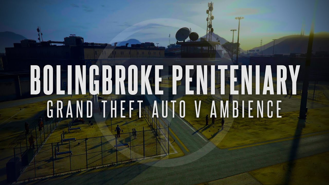 A Day In Bolingbroke Peniteniary | GTA V Ambience | For Sleep, Study & Relaxation