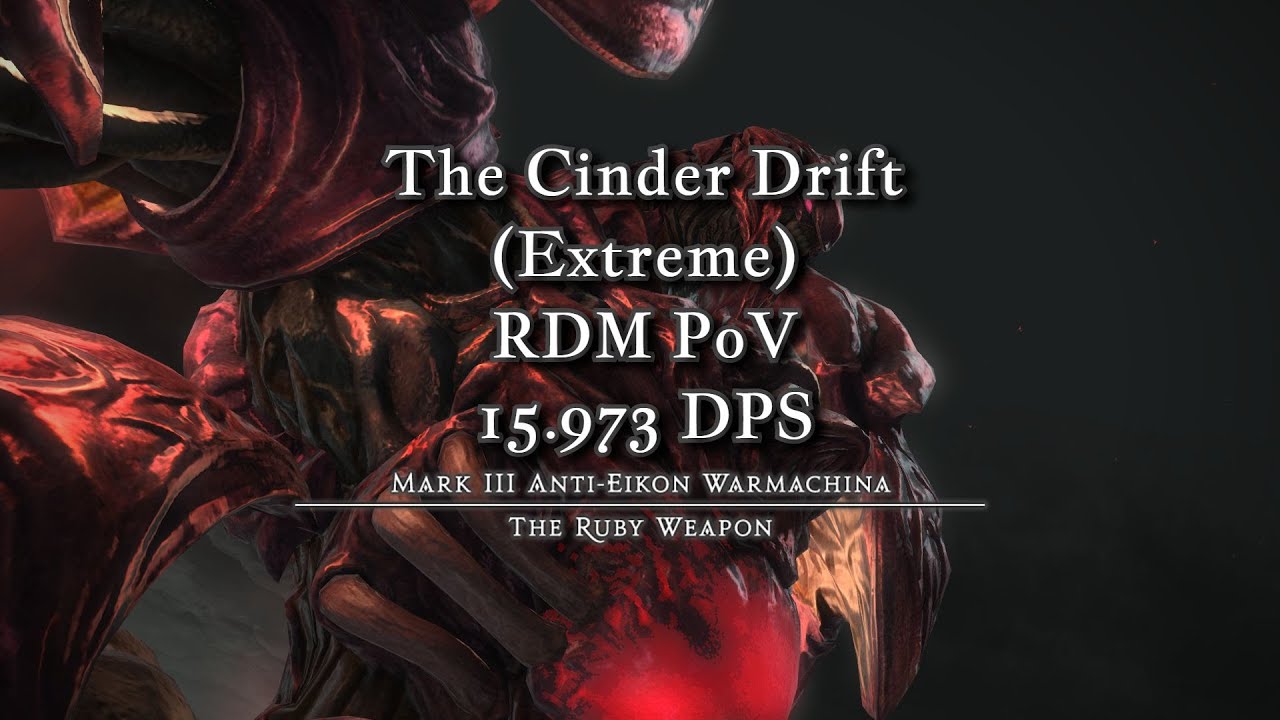 FFXIV | Ruby Weapon (extreme) | RDM PoV 15.973 DPS