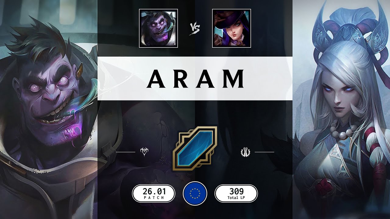 ARAM Match: Dr. Mundo vs Caitlyn - EUW server Patch 26.01