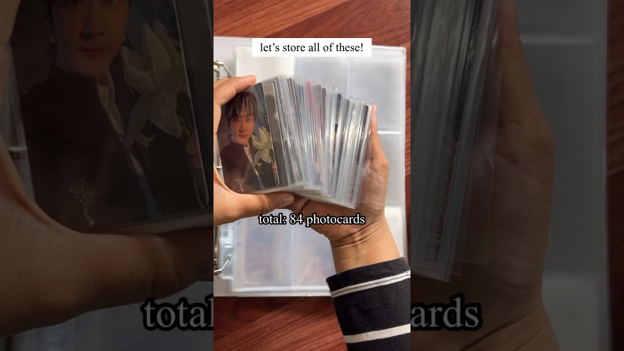 storing enhypen OT7 photocards (dark blood era) #enhypen #engene #photocardcollection #kpopcollector