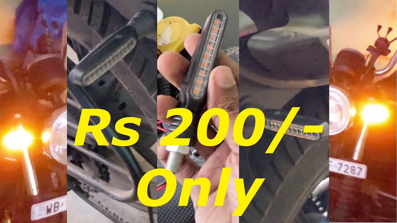 Bajaj Avenger - LED Indicators Installation at Home in Rs 200/- Only