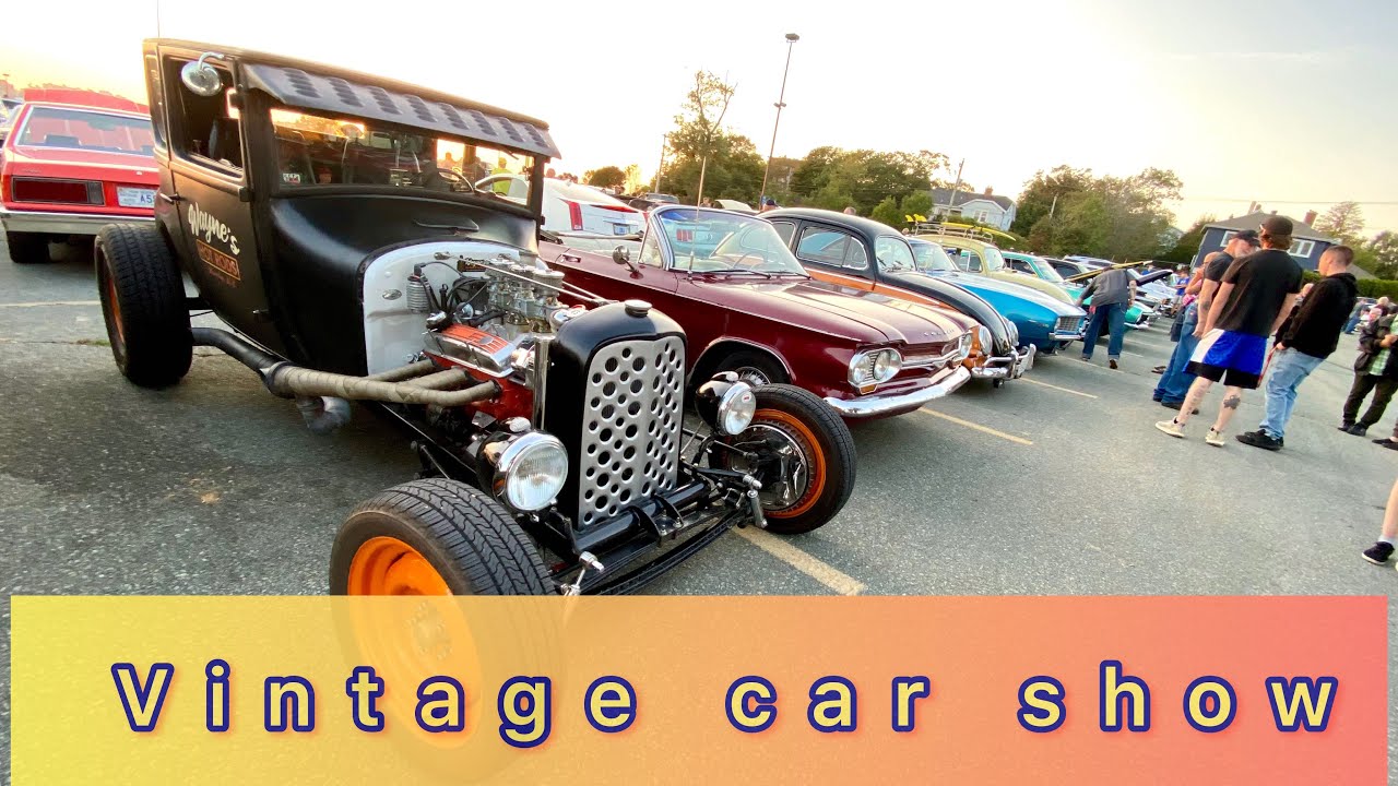 Vintage car show 🚘