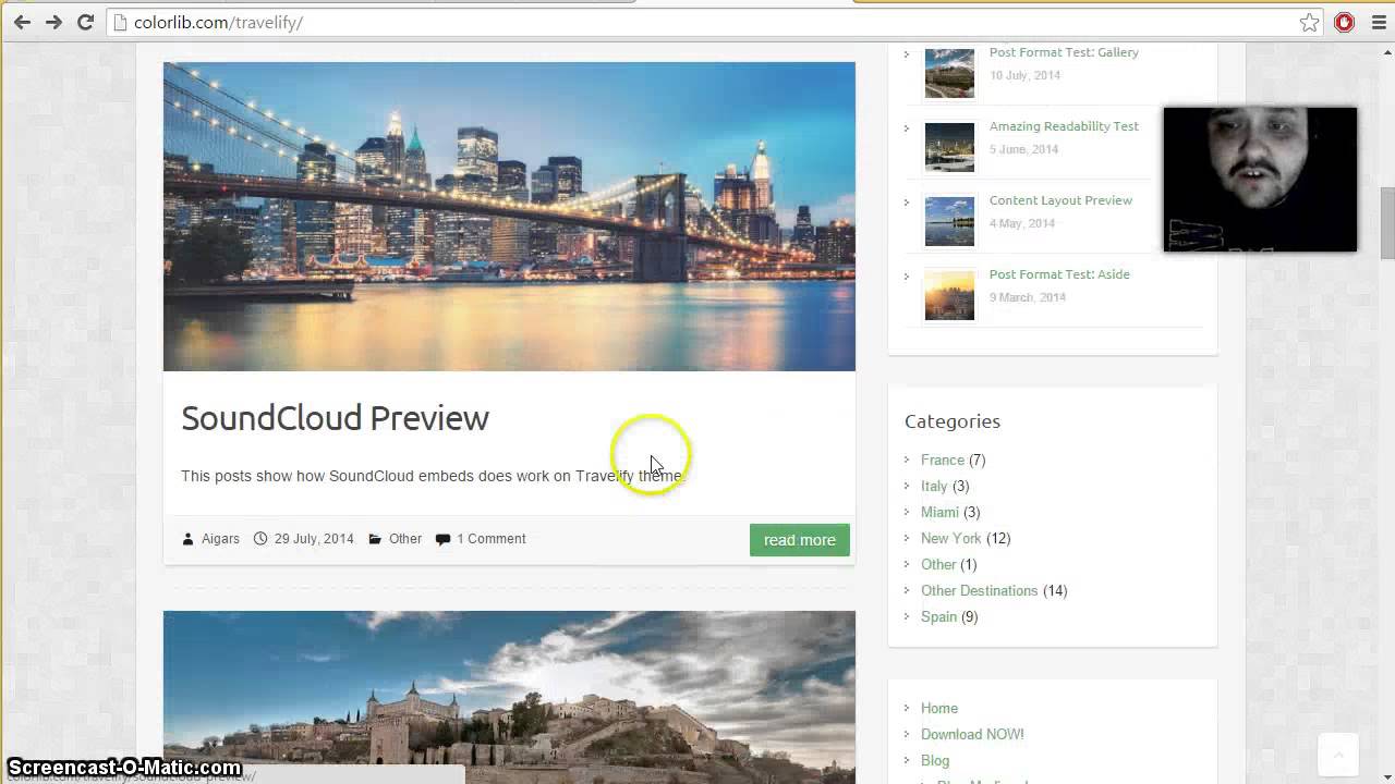 Бесплатная тема Wordpress &mdash; Travelify от Colorlib &mdash; Бесплатные темы